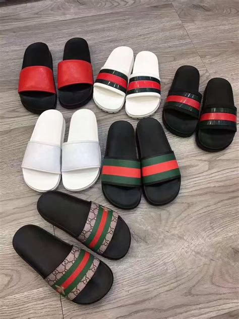 authentic vs fake gucci slides|gucci slides are they real.